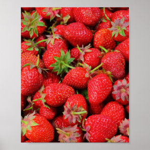 Erdbeeren Poster
