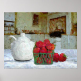 Erdbeeren Poster