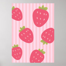 Erdbeeren Poster