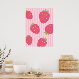 Erdbeeren Poster