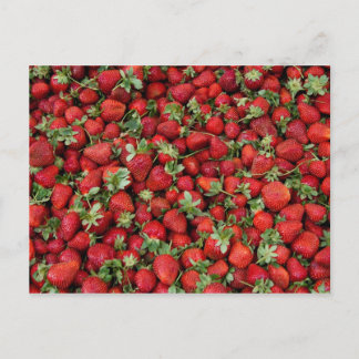 Erdbeeren Postkarte
