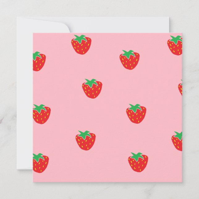 Erdbeeren Rosa (Vorderseite)