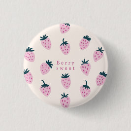 Erdbeeren rosa button