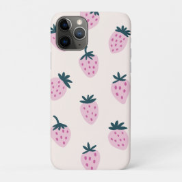 Erdbeeren rosa Case-Mate iPhone hülle