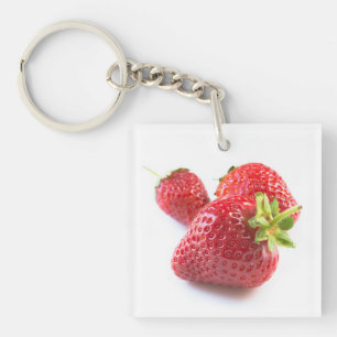 Erdbeeren Schlüsselanhänger