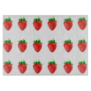 Erdbeeren Schneidebrett