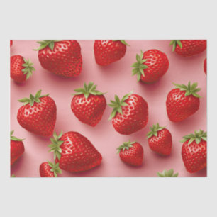 Erdbeeren Seidenpapier