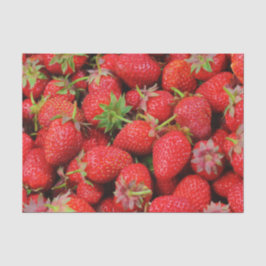 Erdbeeren Seidenpapier