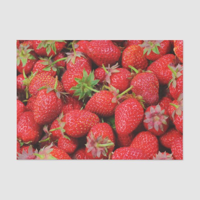 Erdbeeren Seidenpapier (Vorderseite)