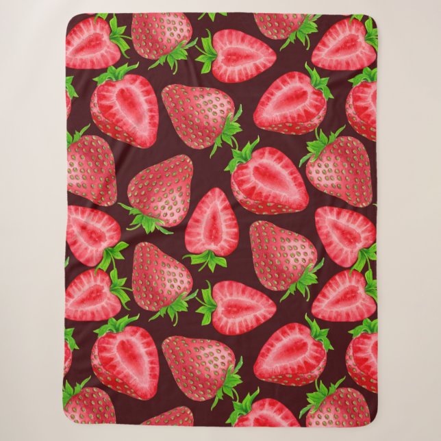Erdbeeren Sherpadecke (Vorderseite)