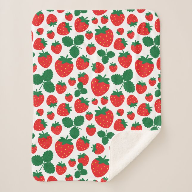 Erdbeeren Sherpadecke (Vorderseite)