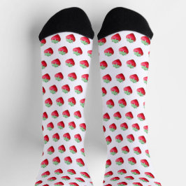 Erdbeeren Socken
