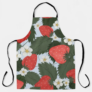 Erdbeeren: Sommerfrucht Musterdesign. Schürze