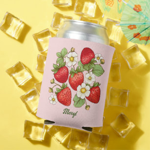Erdbeeren Sommerfrüchte, kundenspezifische Bezeich Dosenkühler