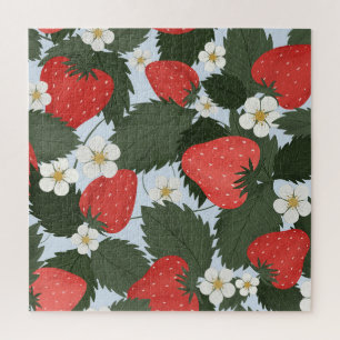 Erdbeeren: Sommerkulturdesign.