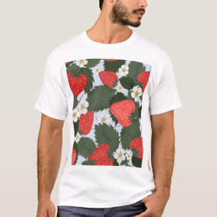 Erdbeeren: Sommerkulturdesign. T-Shirt