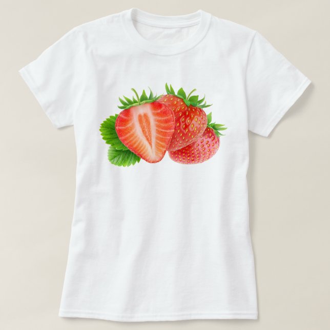 Erdbeeren T-Shirt (Design vorne)