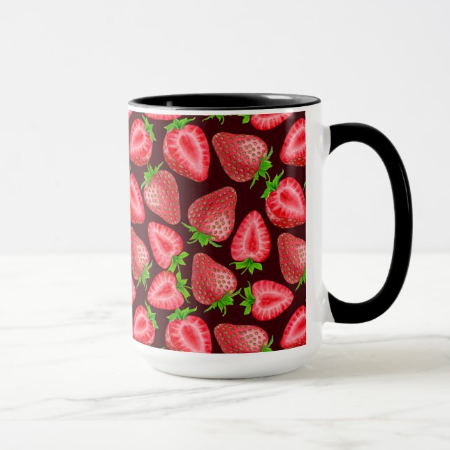 Erdbeeren Tasse (Rechts)