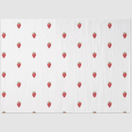 Erdbeeren Tissue-Mini Seidenpapier