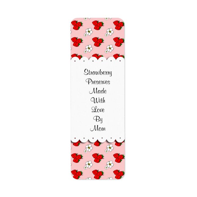 Erdbeeren und Blume - kundenspezifische Canning-Et (Vorne)