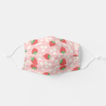 Erdbeeren und Blume Muster