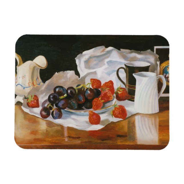 Erdbeeren und Creme 2004 Magnet (Horizontal)