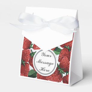 Erdbeeren und Creme Geschenkschachtel