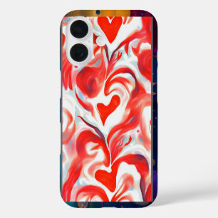Erdbeeren und Creme iPhone 16 Hülle
