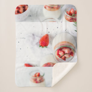 Erdbeeren und Rahm Sherpadecke