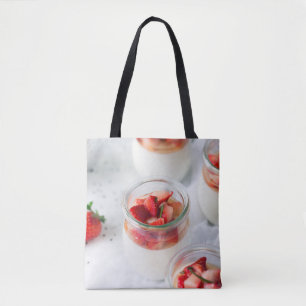 Erdbeeren und Rahm Tasche
