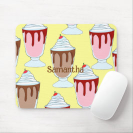 Erdbeeren und Schokolade Mousepad