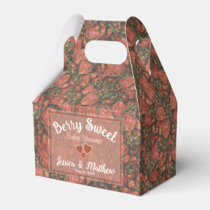 Erdbeeren Vielen Dank Baby Dusche Gefallen Box Geschenkschachtel