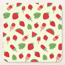 Erdbeeren, Wassermelonen und Rote Popkel