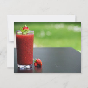 Erdbeeren wunderbar postkarte