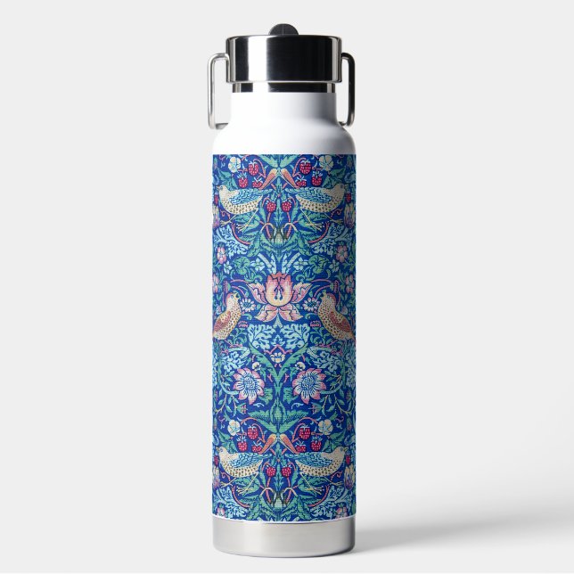 Erdbeerendieb, William Morris Trinkflasche (Vorderseite)