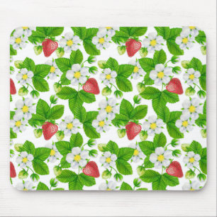 Erdbeerengarten Mousepad