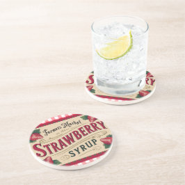 Erdbeerfarm Getränkeuntersetzer