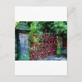 Erdbeerfeld-Tore, Liverpool Großbritannien Postkarte