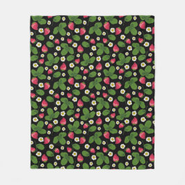 Erdbeerfelder Fleecedecke