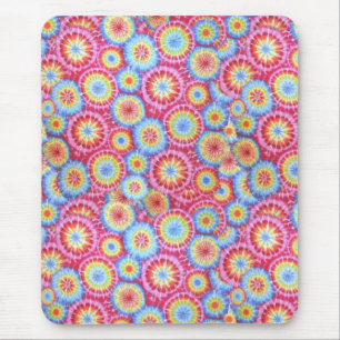 Erdbeerfelder-Tie-Dye-Mauspad Mousepad