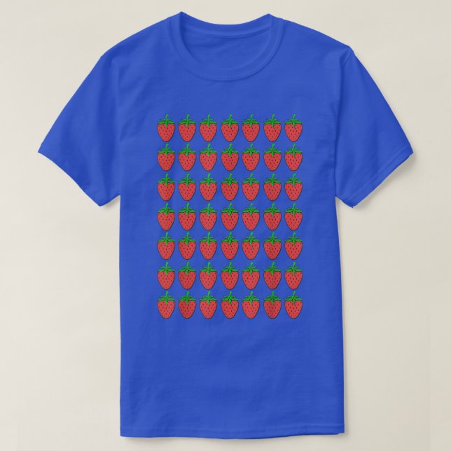Erdbeerfrüchte Meer Sommersonnenurlaub veganer Pat T-Shirt (Design vorne)
