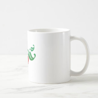 Erdbeerherz Kaffeetasse