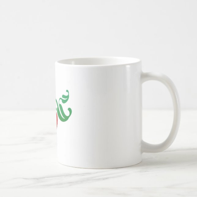 Erdbeerherz Kaffeetasse (Rechts)