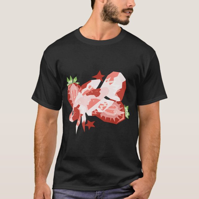 Erdbeerkampffisch T-Shirt (Vorderseite)