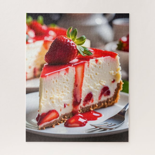 Erdbeerkäsekuchen (Vertikal)