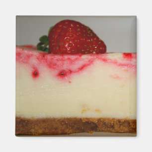 Erdbeerkäsekuchen-Magnet Magnet