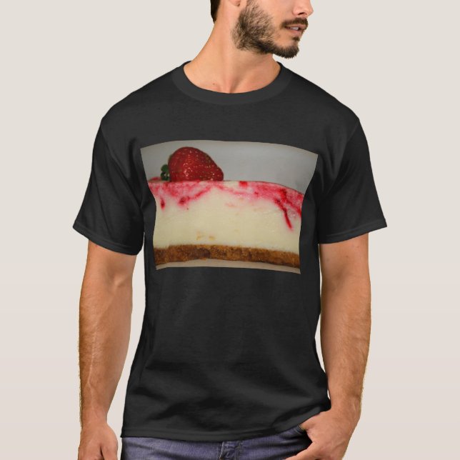 Erdbeerkäsekuchen-T - Shirt, Shirt (Vorderseite)