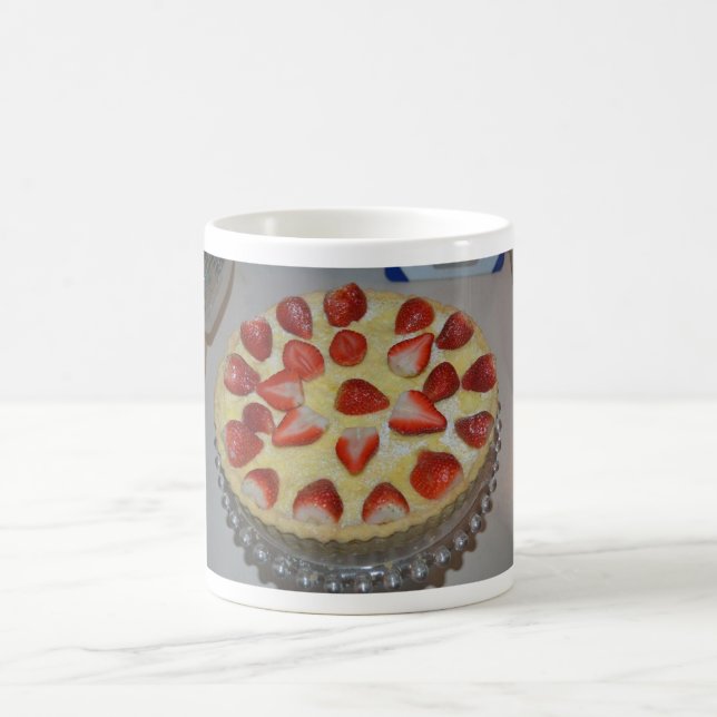 Erdbeerkuchen Kaffeetasse (Mittel)