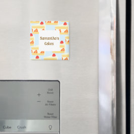 Erdbeerkuchen Magnet