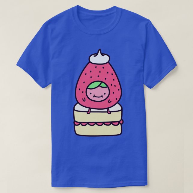 Erdbeerkuchen T-Shirt (Design vorne)